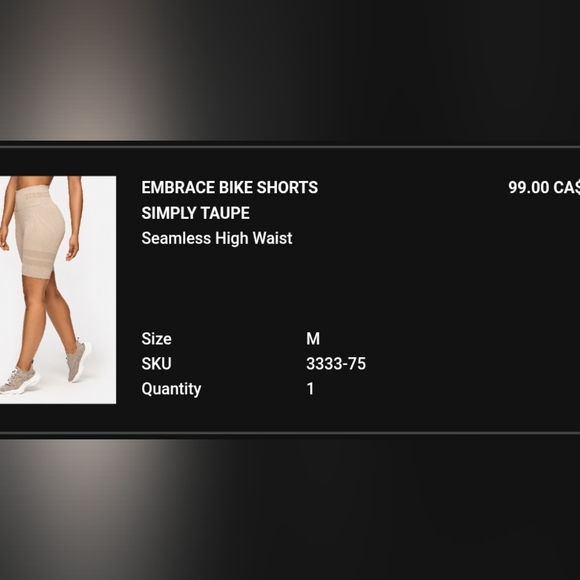 Stronger Tan Ribbed Shorts - Picture 6 of 6